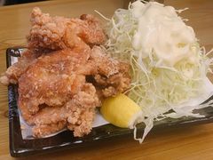 招牌炸鸡块-弘彩英·烤牛舌·年糕火锅(蓝色港湾店)