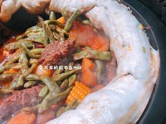 豆角烀饼锅-满兴咱妈烀饼铁锅炖(兰州北街店)