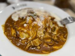 奶油鸡肉菌菇蛋包饭-CoCo壱番屋