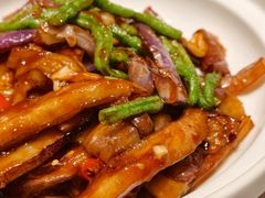 豇豆角炒茄子-四世同堂·京菜·烤鸭(双井店)