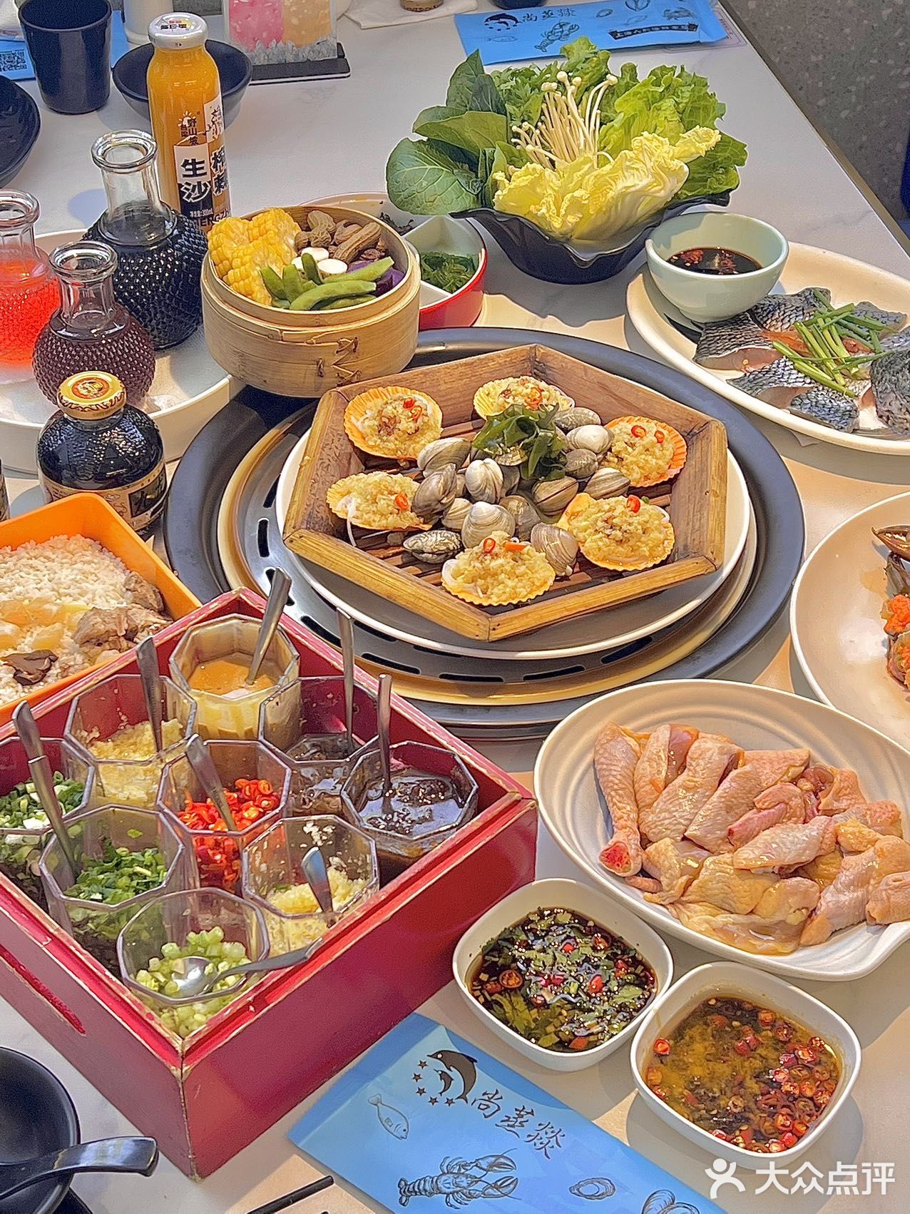 秋天就要吃鲜甜的蒸汽海鲜[色][色][色]