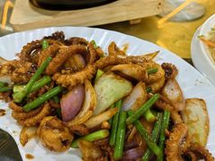 酱爆八爪鱼-金丝饭庄(金丝新天地保障性住宅小区店)