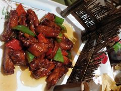 -东来菜馆•手抓海鲜家常菜•海鲜锅贴(鸽子窝店)