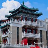 重庆大礼堂,红与绿的完美碰撞