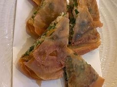 韭菜鲜虾薄饼-桂满陇·蟹黄小笼汤包(中山公园店)