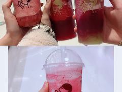 车厘酸奶波波冰-喜茶(青岛金狮广场店)