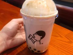 烤黑糖波波牛乳-喜茶(上海五角场万达店)