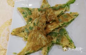 Bitter Melon Fried with Fresh Farm Eggs