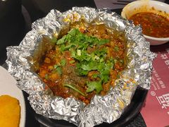 铁板脑花-盡膳口福·百年汤方火锅(科华北路店)