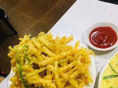 炸蔬菜-平山城鑫烧烤(建国楼店)