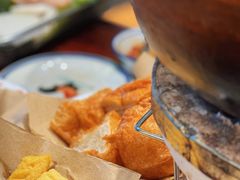 豆腐泡-沙胆彪炭炉牛杂煲(成都玉林店)