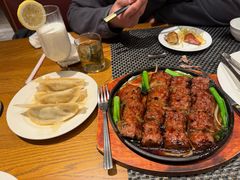 铁板麒麟茄子-青岛海景花园大酒店·白果树餐厅青岛菜