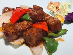 黑椒雪花牛肉粒-金悦轩海鲜酒家(银河店)