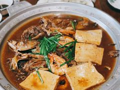 -东来菜馆•手抓海鲜家常菜•海鲜锅贴(鸽子窝店)