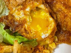 -小红车炸蛋葱油饼