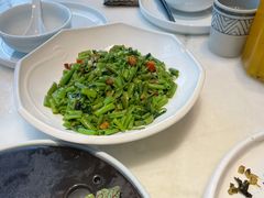 酸辣豆豉空心菜-径山十八道·风味民间菜(杭州总店)