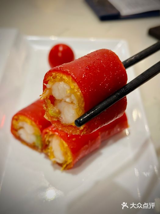 悦满楼·西关名点·湛江名菜(航空综合大厦店)招牌明虾红米肠图片