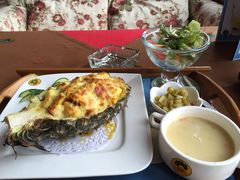 菠萝芝士焗饭-栖巢咖啡馆(双岗店)