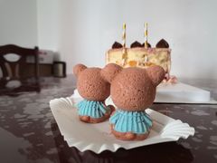 -咖咖熊蛋糕定制·英国蓝风车动物性淡奶油