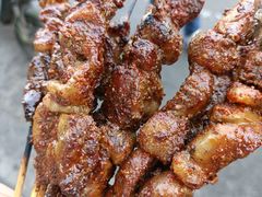 -劳动公园新疆人烤腰子