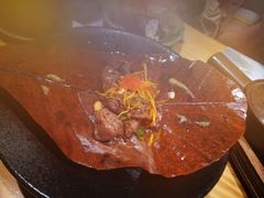 沙朗牛肉朴叶烧-花潮料理艺食馆(世欧广场店)
