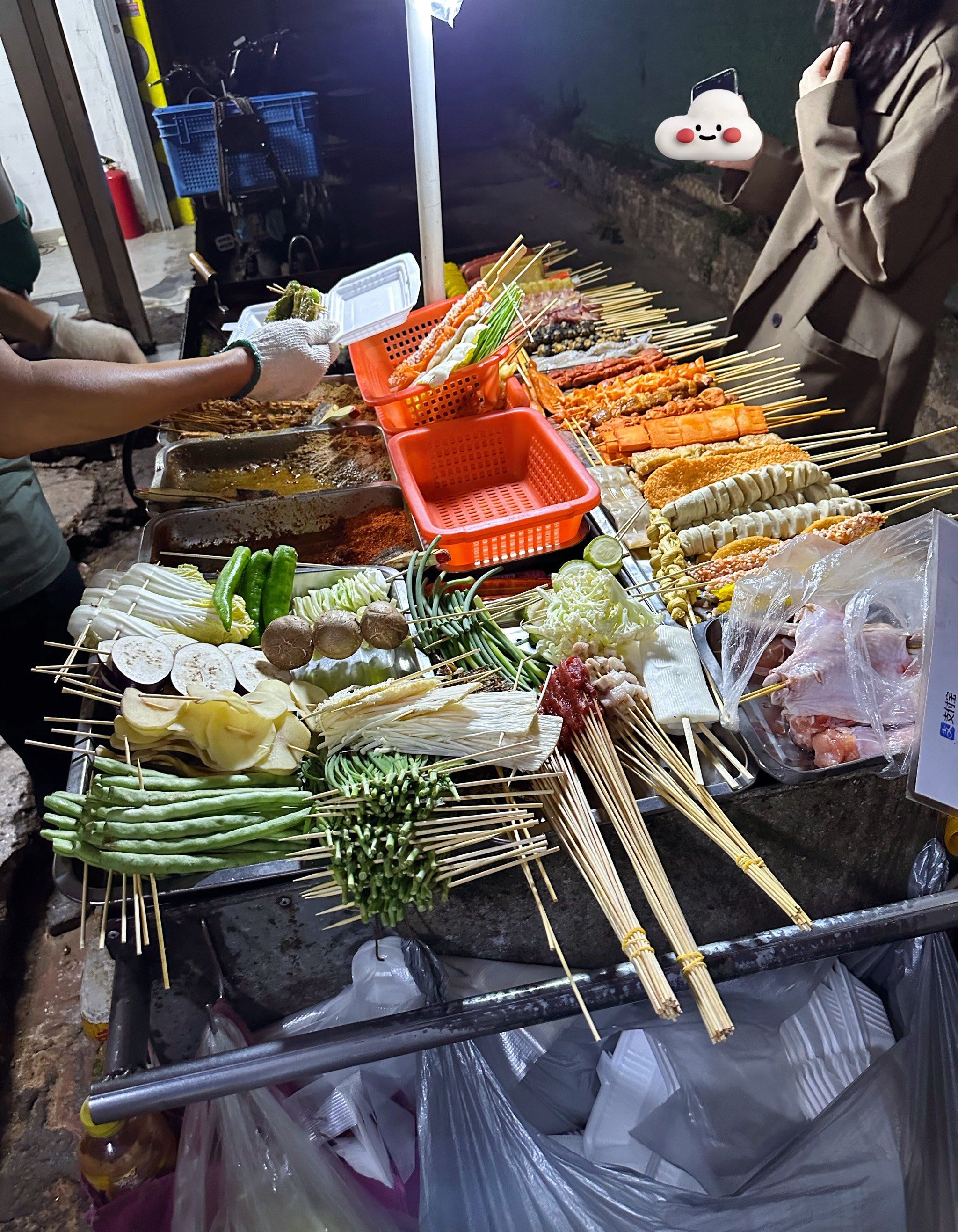 梦回小学的烧烤摊 好吃