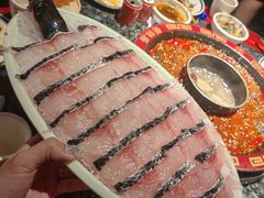 现杀乌鱼片-蜀辣居鲜货老火锅(双流万达店)