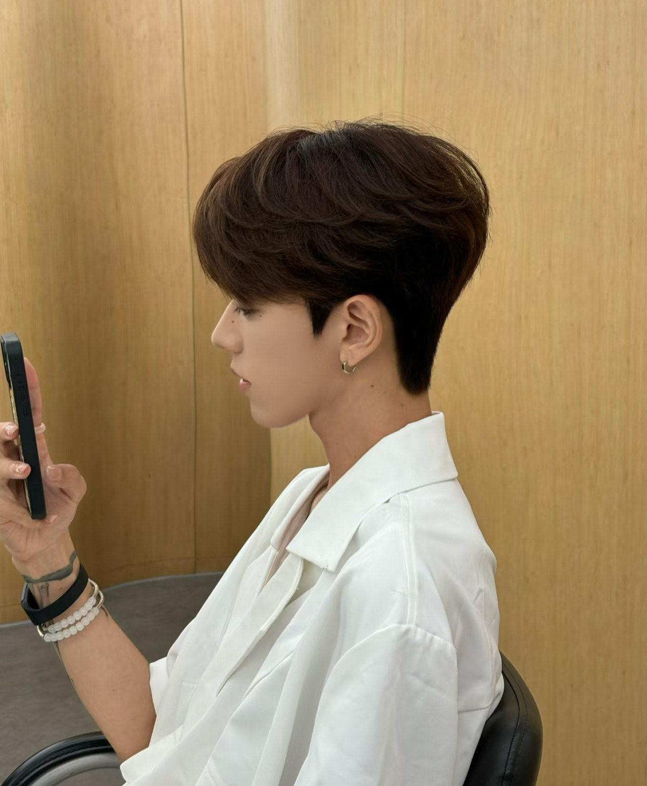 微粉碎盖男生韩系发型