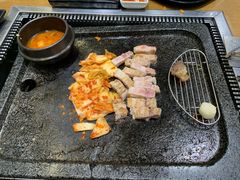 烤五花肉-韩阳王石板烤肉