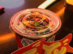 玫瑰红宝石花茶-探鱼·鲜青椒爽麻烤鱼(银泰城店)
