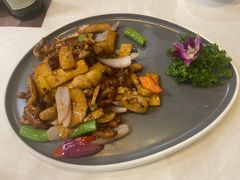 胡椒双菇爆羊肉-胡记饭店(保工街店)