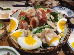 金枪鱼溏心蛋蔬菜沙拉-二丁目食堂(铁西万象汇店)