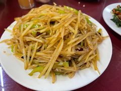 醋溜土豆丝-北京龙庆四季香农家饭庄·灶台鱼·碳烤虹鳟鱼(龙庆峡店)