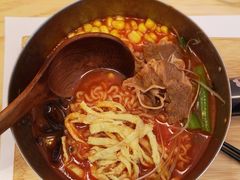 肥牛炼番茄线食-火山屋台(新街口店)