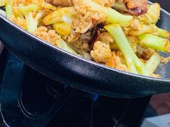 干锅有机菜花-老板恋上鱼(高新万达店)