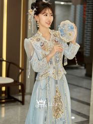 点击看大图 -艾拉·女王婚纱礼服馆