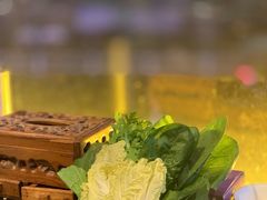 蔬菜拼盘-疯狂的筷子老灶九宫格火锅