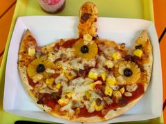 三眼仔辣味海鲜披萨-Lotso Lunch Box 草莓熊餐盒