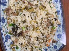糟菜肉丝炒饭-福州人铭小吃