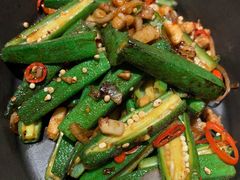 小炒秋葵-小大董·烤鸭(凤凰汇店)