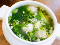 鲜嫩黄花鱼丸汤-将相和·海鲜蒸饺大连菜