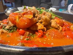 -贵州辣子鸡番茄鸡