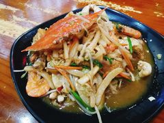 白蟹炒年糕-台州老六海鲜面馆(上南总店)