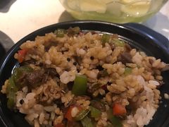 五谷杂粮菌煲饭-一叶一世界·素食餐厅(锦华万达店)