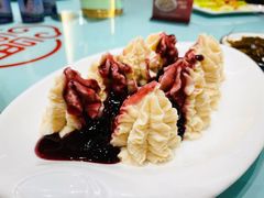 蓝莓山药-添福来墨鱼饺子 · 海鲜东北菜(大连星海·黄浦路店)