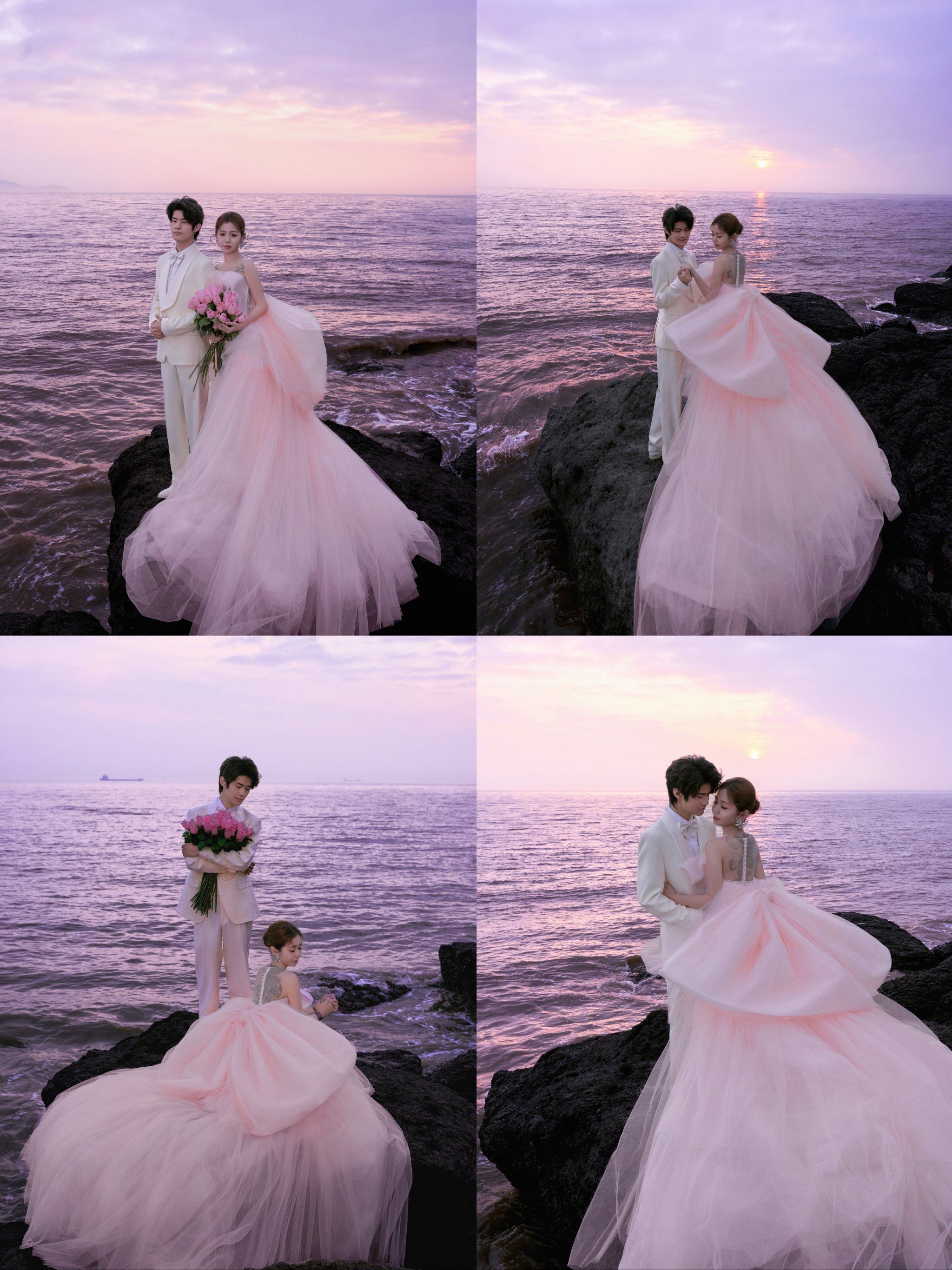 舟山青禾旅拍🌊一张封神的海景礁石婚纱照