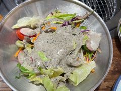 -明洞阿姨·韩式酱蟹烤肉·创意料理(三元桥店)