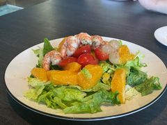 鲜橙老虎虾沙拉-Lets burger非常汉堡·环球风味(蓝色港湾店)