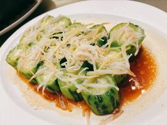 银鱼仔蒸胜瓜-沙龙酒家