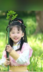 -后宫·古装汉服京剧儿童亲子全家福摄影